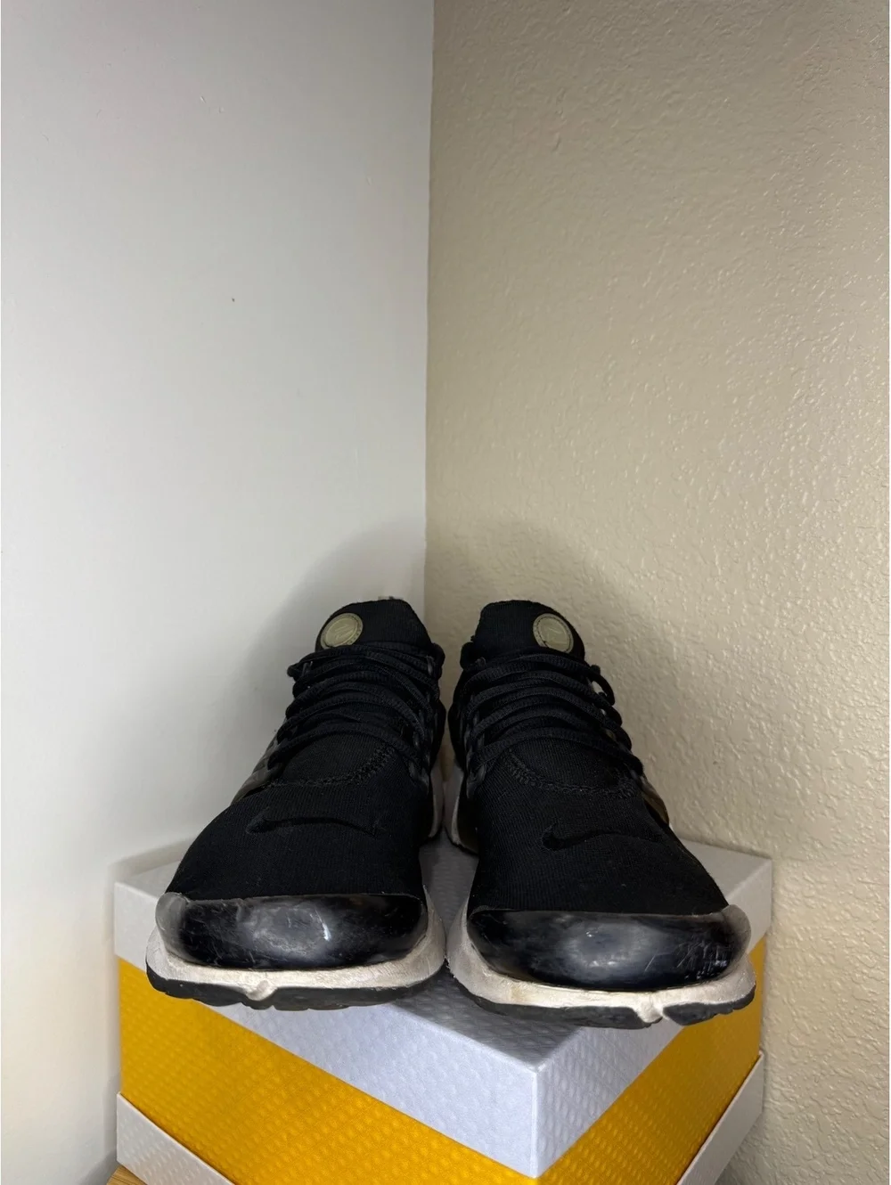 Nike Air Presto Triple Black Running Shoes Men’s Size 11 Preowned Sneakers